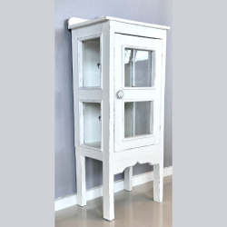 Lille vitrineskab p ben - SOLGT