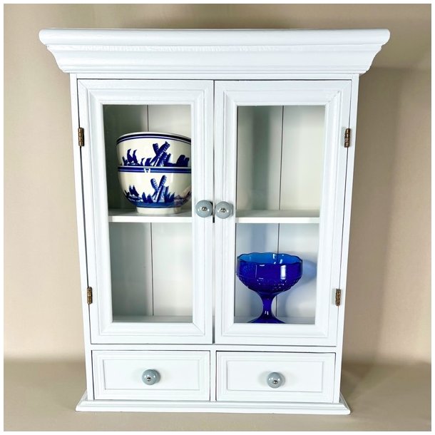 Vitrineskab til vgophng - SOLGT