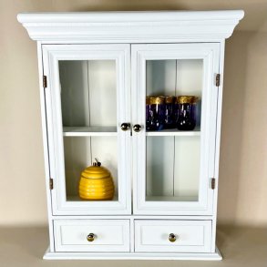 Vitrineskab til vgophng - SOLGT