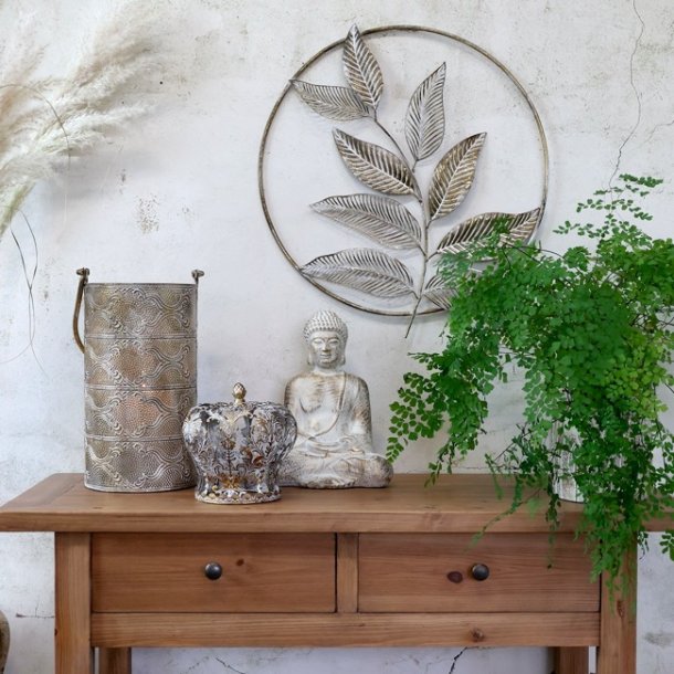 Vittel Buddha m/guld mnster 