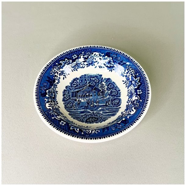 Morgenmadsskl - Engelsk porceln, Avon Cottage