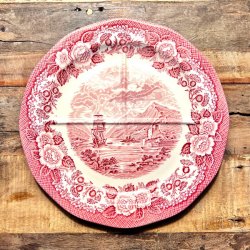 Tallerken, opdelt - 'Lochs of Scotland', Wedgwood porceln