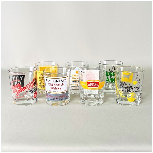 Whisky glas - assorterede