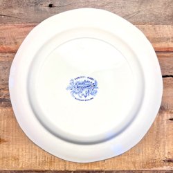 Tallerken - engelsk porceln Burleighware 'Willow' 