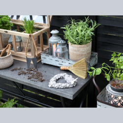 Gl. franske zinkbakker (st a' 2 stk) 