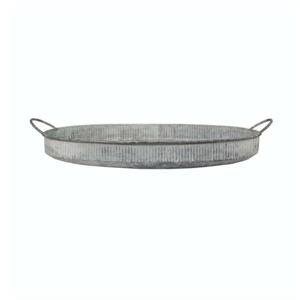 Zink bakke - oval 