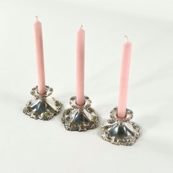 Vintage Cohr Atla lysestage i slvplet til kertelys