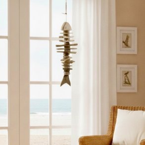 Fiskeskelet i drivt�mmer