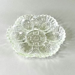 ggefad - vintage i presset glas 