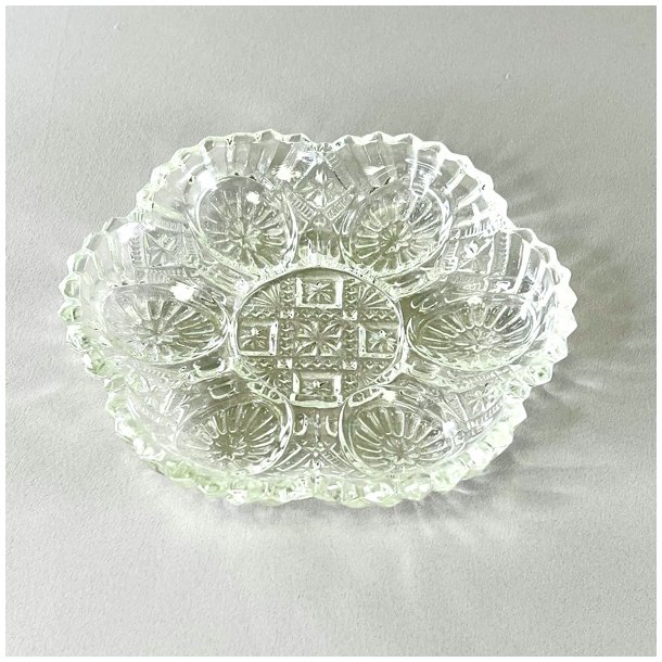 ggefad - vintage i presset glas 